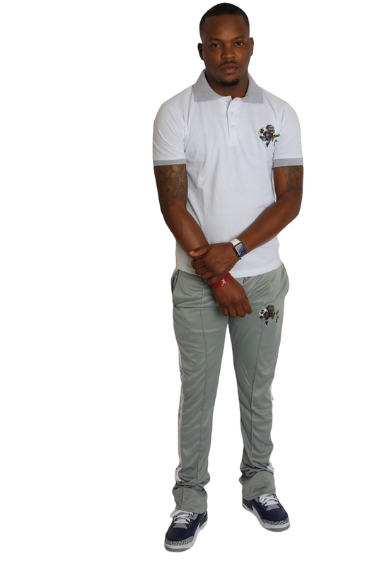 Grey Dinero Polo Set