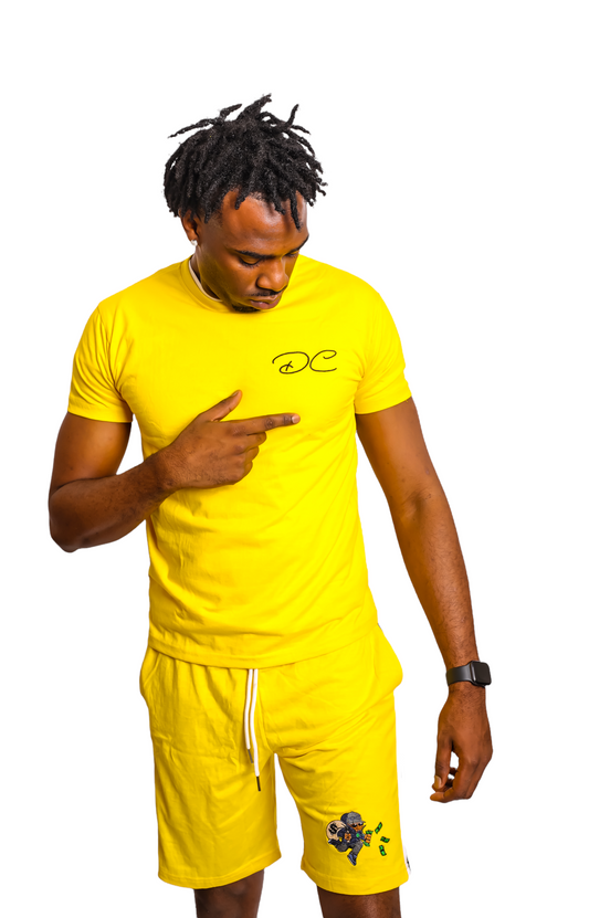 Yellow DC Short Set